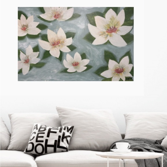 SEVEN FLORAL SKY 24x36 ***Newly Painted*** - Picture 3 of 6